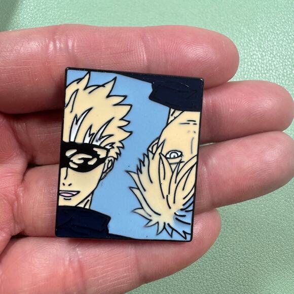 Jujutsu Kaisen Satoru Gojo Anime Manga Comic Enamel Pins 76 - Picture 2 of 3